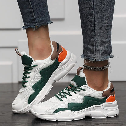 Black women's lightweight mesh sneakers from BackupMyFilesNow, breathable, versatile casual shoes suitable for men and women.