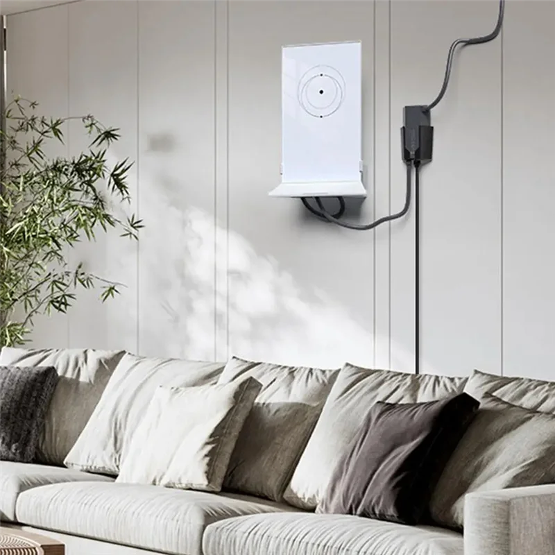 White BTLIFE Starlink wall mount bracket for router, providing secure support and protection for internet setup.