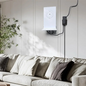 White BTLIFE Starlink wall mount bracket for router, providing secure support and protection for internet setup.