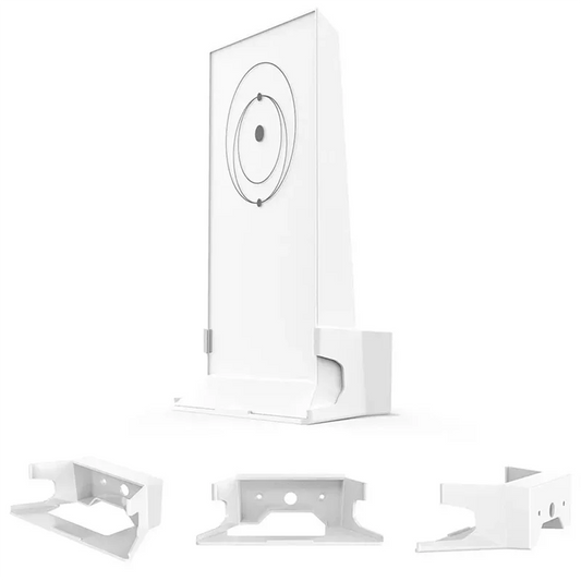 White BACKUPMYFILESNOW® BTLIFE Starlink wall mount bracket for router, providing secure support and protection for internet setup.