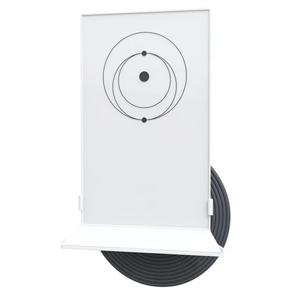 White BTLIFE Starlink wall mount bracket holder for router, provides support and protection for internet setup.