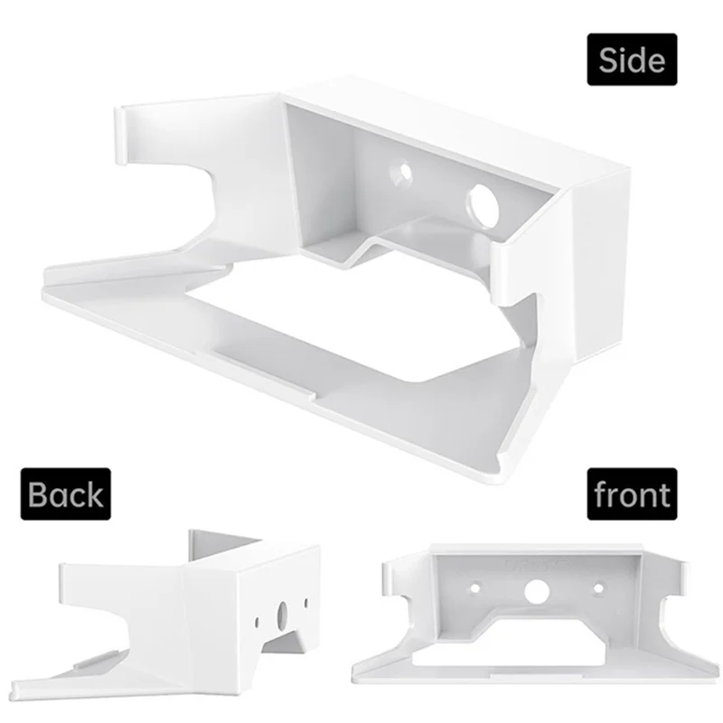 White Starlink wall mount bracket from BACKUPMYFILESNOW.COM® supporting router protection and secure installation.