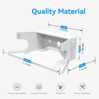 White BTLIFE Starlink wall mount bracket and router holder for secure installation and protection of your Starlink internet router