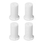 White cable routing kit with grommets for Starlink Ethernet cable wall penetration, includes four 3/4 inch hole covers.