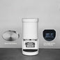 White HomeWise TE-2 58mm automatic touchscreen electric coffee tamper for espresso, adjustable and compatible with 110-240V power.