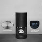 HomeWise TE-2 58mm automatic electric espresso tamper with touchscreen, adjustable settings, and sleek white design.