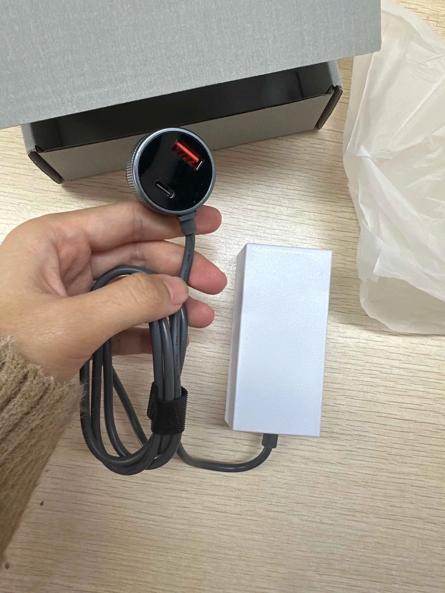 Voltage boosting line for Starlink Mini, 36V 1.75A car inverter with 12V-24V input, 18 AWG wiring, by BACKUPMYFILESNOW.COM®