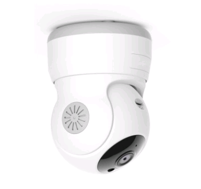 White 720P HD wireless WiFi security camera with remote access from BackupMyFilesNow.com