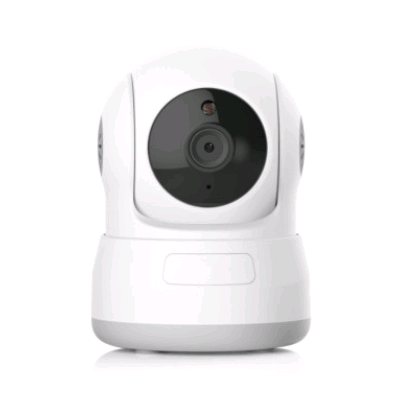 White 720P HD wireless WiFi security camera with remote access from BackupMyFilesNow.com