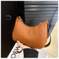 White trendy solid-color handbag, stylish small square shoulder bag with high-quality design, perfect for casual and chic looks.