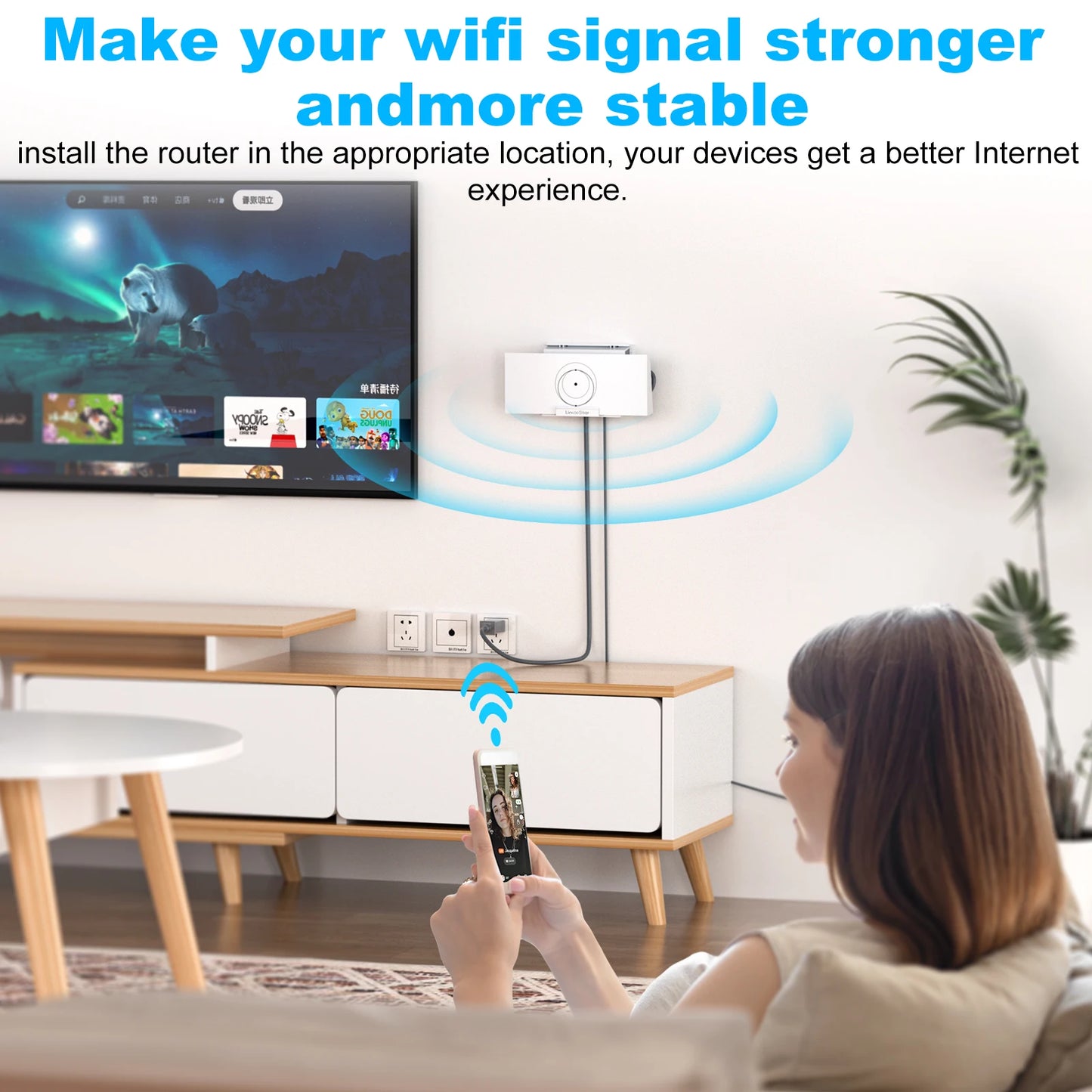 White plastic wall mount bracket for Starlink Gen 3 router power supply, space-saving satellite internet kit holder, ABS rack tool
