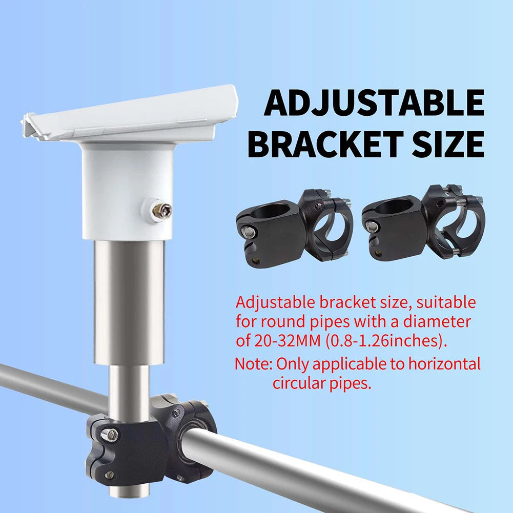 BackupMyFilesNow StarLink Gen 3 RV ladder mount roof rack bracket for satellite antenna installation on RVs.