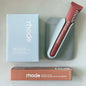Fashion brand cosmetics lip gloss in six colors, displayed on a portable magnetic mounting bracket with patterned lipstick ribbons.