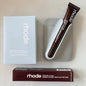 Portable magnetic lip gloss holder by Fashion Brand with six patterned colors including raspberry jelly and espresso.