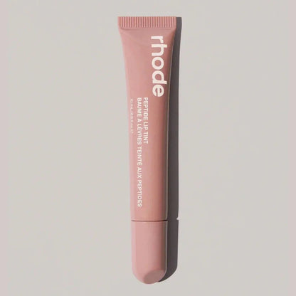 Portable magnetic lip gloss holder by Fashion Brand, showcasing six patterned lip glosses including raspberry jelly and espresso.