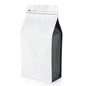 50pcs smell-proof aluminum foil coffee bean and tea powder ziplock bags with valve, available in 125g to 1kg sizes.