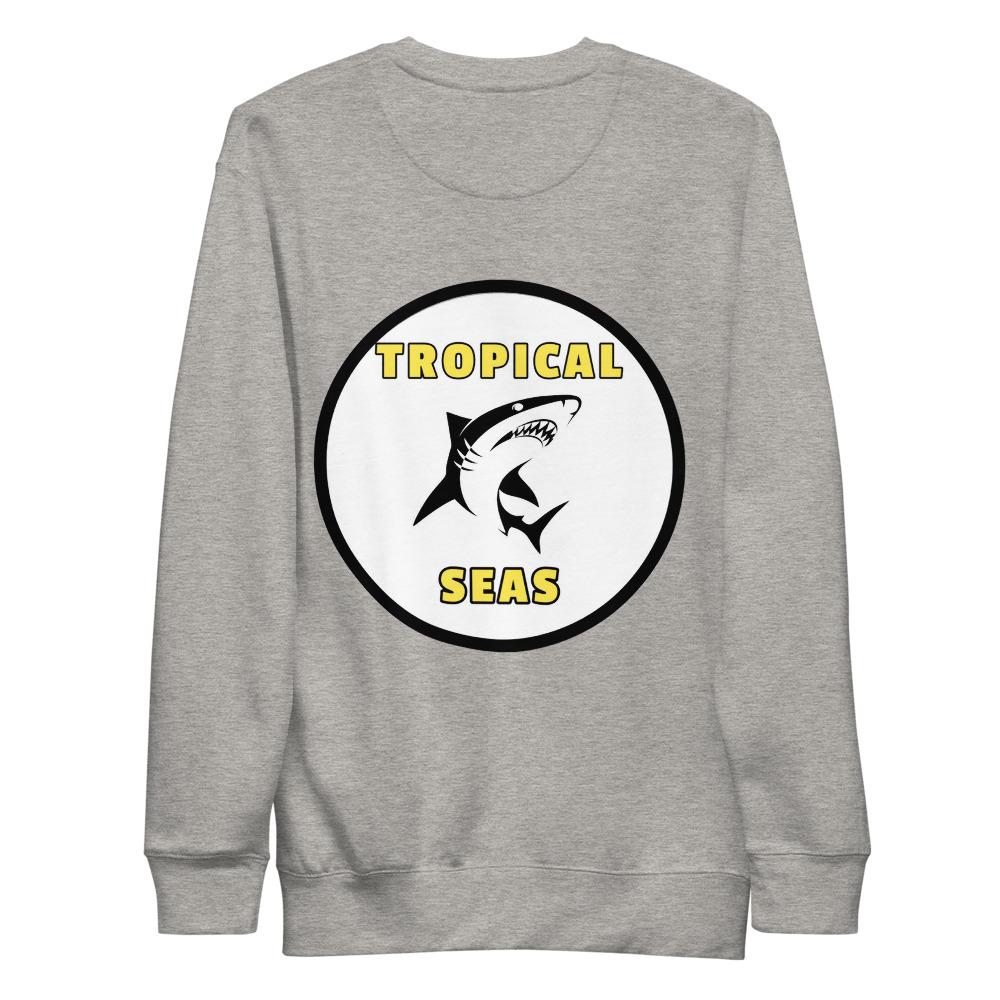 BackUPMYFILESNOW® fleece pullover displayed on a hanger, showing its soft, cozy fabric and classic design.