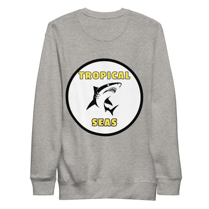 BackUPMYFILESNOW® fleece pullover displayed on a hanger, showing its soft, cozy fabric and classic design.