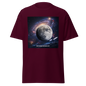 White unisex classic T-shirt from Gildan 5000 by BACKUPMYFILESNOW.COM®, casual fit and soft cotton fabric.