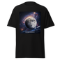 White unisex classic tee by Gildan 5000 featuring a simple, comfortable fit, ideal for casual wear.