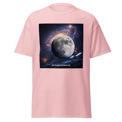 Unisex classic white T-shirt by Gildan 5000, featuring a comfortable fit and simple design, ideal for casual wear.