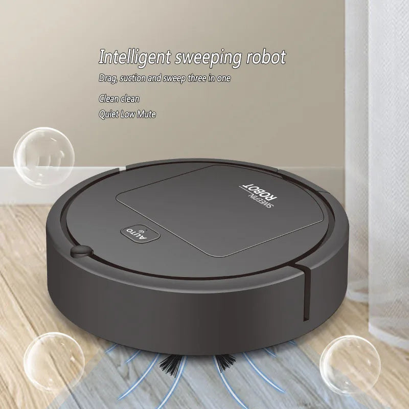 White BackupMyFilesNow.com automatic robot vacuum cleaner for smart dry and wet home cleaning with charging and intelligent features.