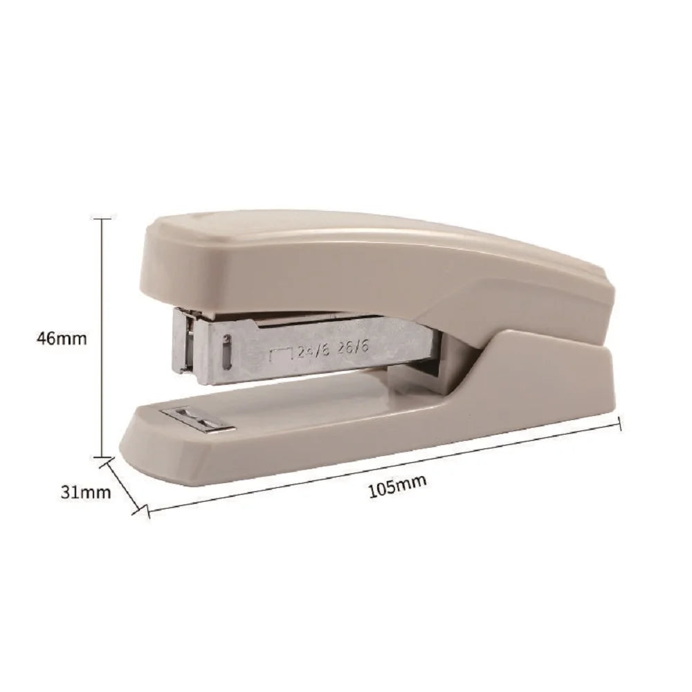 White BackupMyFilesNow.com No. 12 stapler with 24/6 binding supplies for office, cultural, and educational stationery needs.