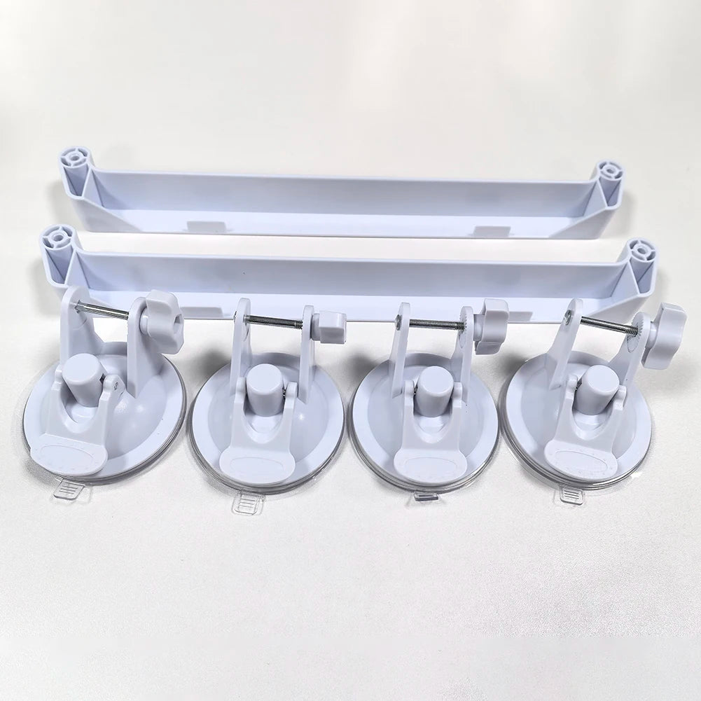 Starlink Mini Car Mount Kit with suction cup and flexible bracket for sunroof installation, by BACKUPMYFILESNOW.COM®.