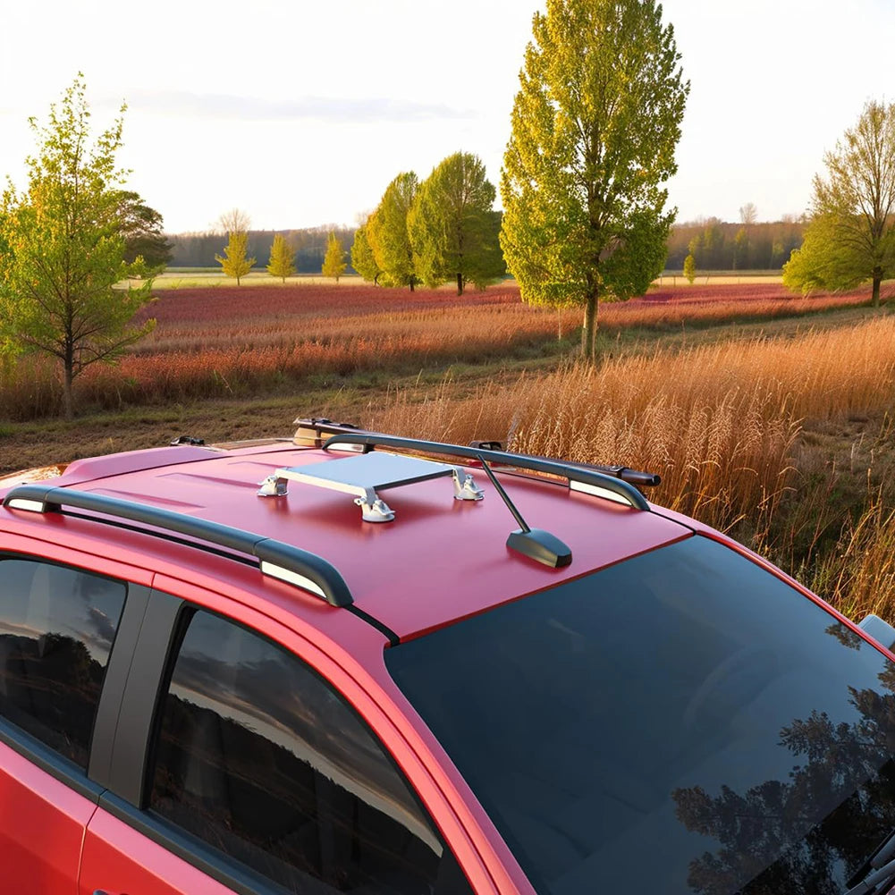 Starlink Mini Car Mount Kit with suction cup bracket, adjustable satellite holder, designed for secure vehicle installation.