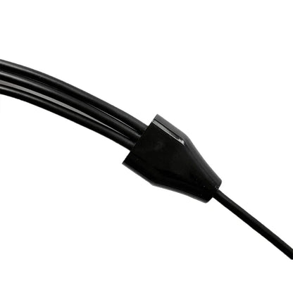 White BackupMyFilesNow.com 3-in-1 USB extension cable with fast charging, splitter, USB male to female, USB 2.0 adapter, and multiple ports.