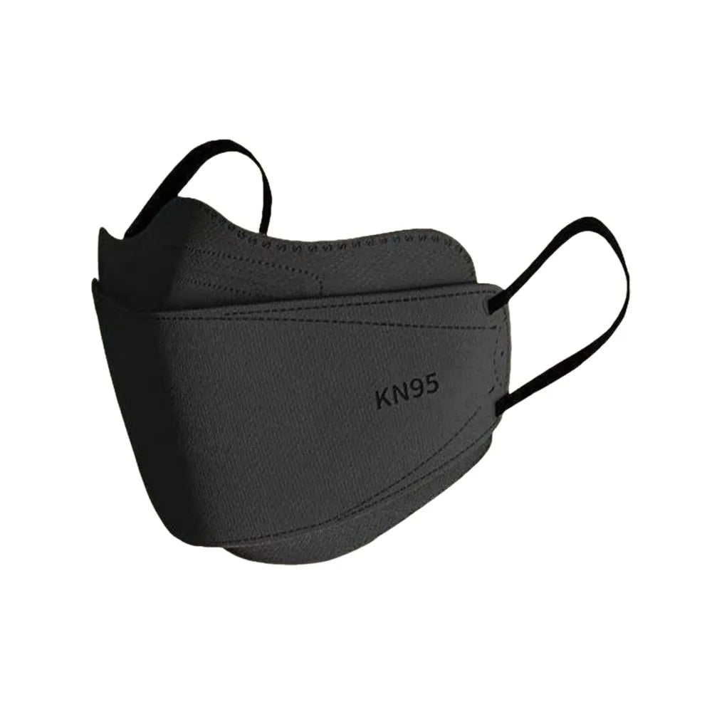 White V-face KN95 protective mask with 4-layer design, disposable, independent packaging, dust protection, suitable for men and women.