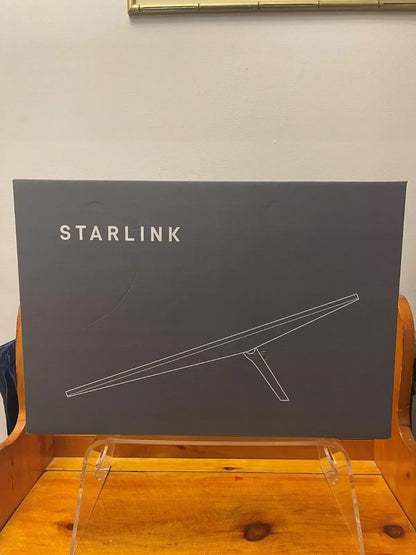 Portable Starlink Internet Kit with fourth-generation Mini Starlink antenna featuring phased array technology, by BACKUPMYFILESNOW.COM®.