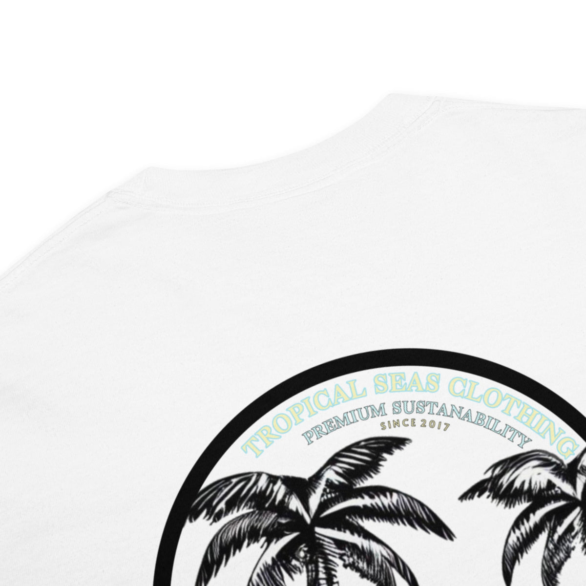 Men's Island Time All the Time heavyweight T-shirt by BACKUPMYFILESNOW.COM® displayed on a hanger with a casual fit and island-inspired design.