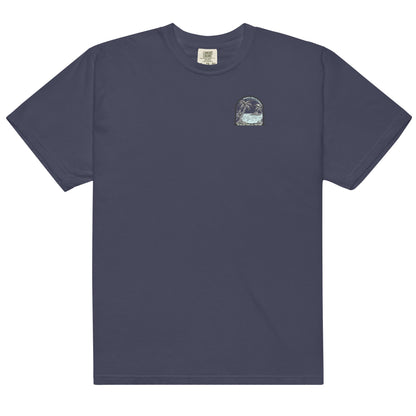 Men’s Island Time Heavyweight T-Shirt by BACKUPMYFILESNOW.COM® featuring a casual design and comfortable fit.