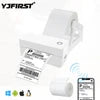 BackupMyFilesNow BT Mini Thermal Shipping Label Printer 4x6, white USB label printer for eBay, Shopify, UPS shipping.