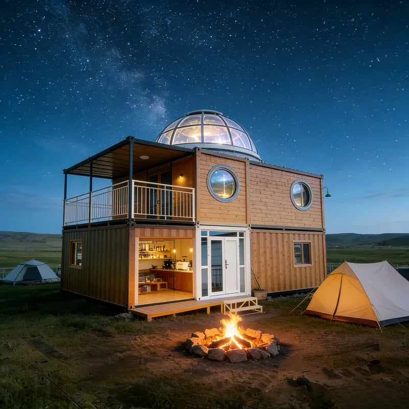 White 20ft or 40ft expandable mobile home with 2 to 5 bedrooms, foldable container house prefab luxury villa by BACKUPMYFILESNOW.COM®