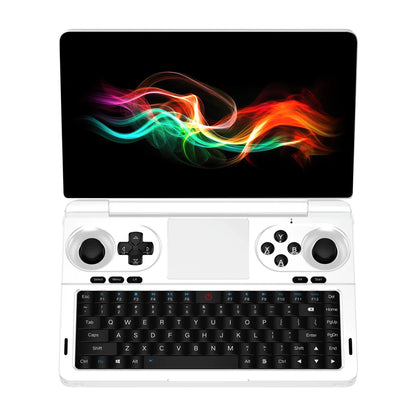 GPD WIN Mini 2025 handheld gamepad tablet with AMD AI, 7-inch screen, 16GB RAM, 1TB ROM, and portable mini PC design.