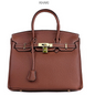 Platinum women's bag made of first-layer cowhide leather from BACKUPMYFILESNOW.COM® with sleek design and durable craftsmanship.