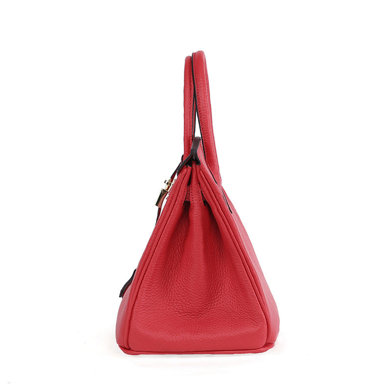 Platinum women's bag in first layer cowhide leather, stylish and durable handbag from BACKUPMYFILESNOW.COM®.