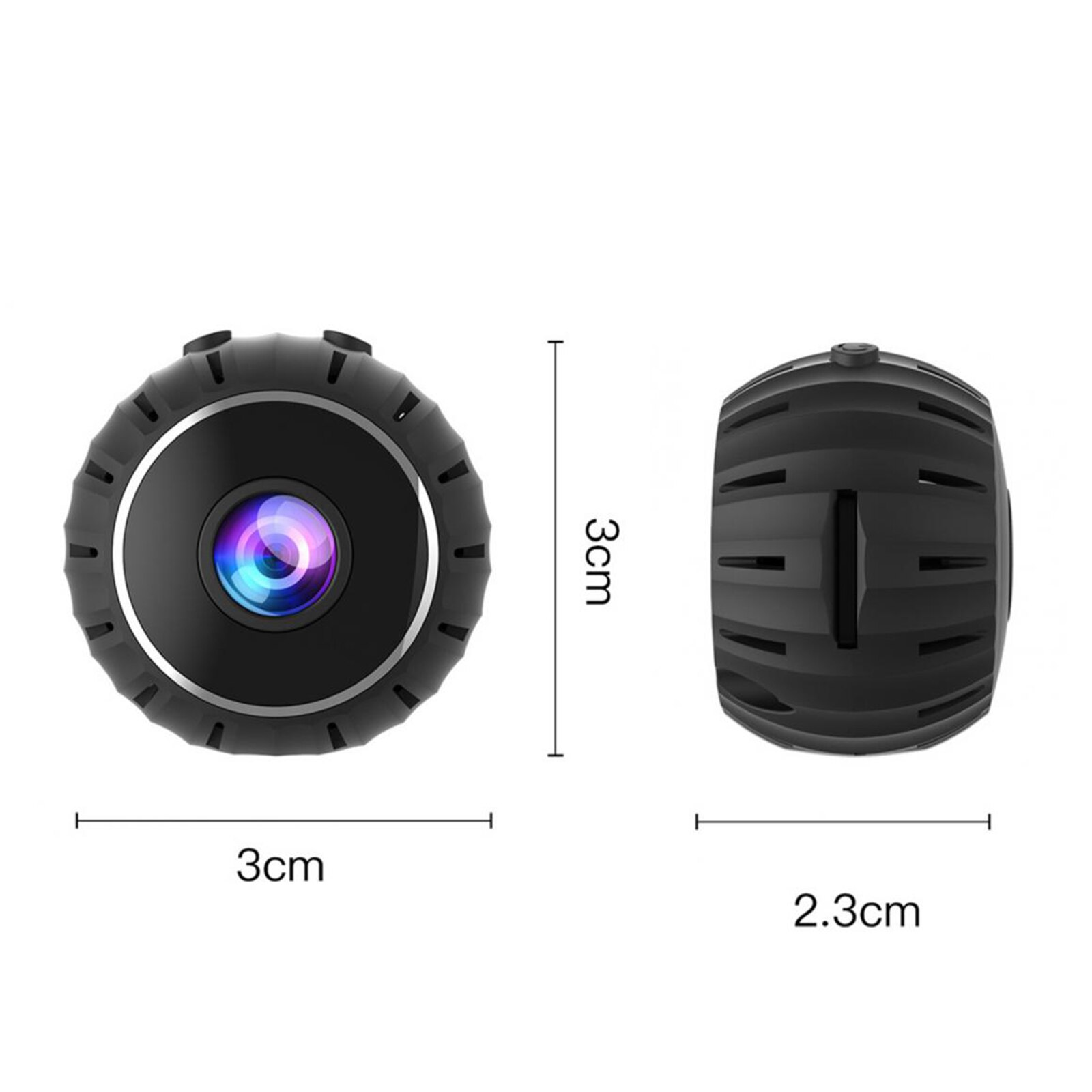 Mini hidden spy nanny camera by BackupMyFilesNow.com, wireless WiFi home security camera with HD 1080P video and DVR.