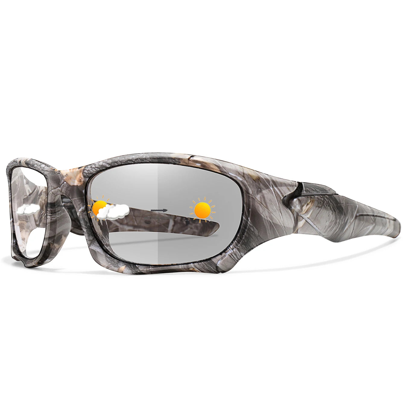Photochromic sunglasses for men and women by BACKUPMYFILESNOW.COM®, outdoor cycling and MTB eyewear with windproof design.