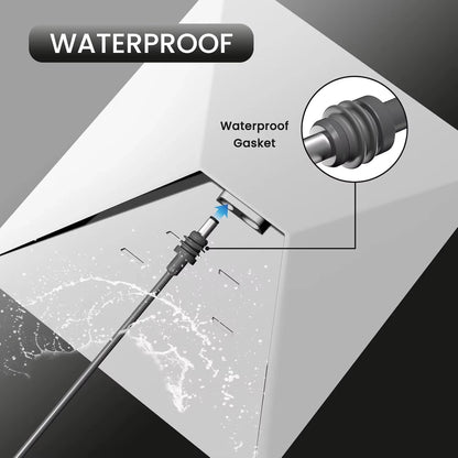BackupMyFilesNow waterproof 10m DC male to DC male power cable for Starlink Mini 2/5/10M satellite internet system.