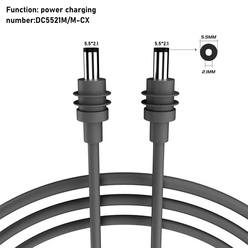 BackupMyFilesNow® waterproof 10m DC male to DC male power cable for Starlink Mini 2/5/10M satellite internet system replacement.