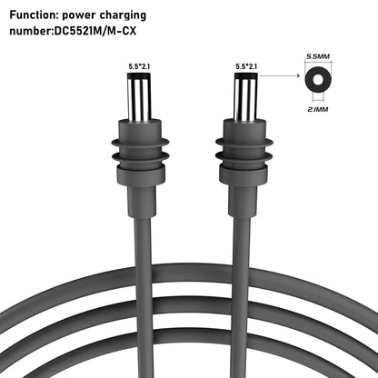 BackupMyFilesNow® waterproof 10m DC male to DC male power cable for Starlink Mini 2/5/10M satellite internet system replacement.