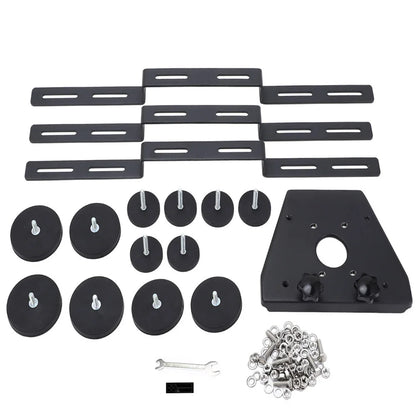 BackupMyFilesNow® 12 magnetic bases Starlink Gen 3 roof mount kit for RVs and cars, compatible with Starlink V3 dish.