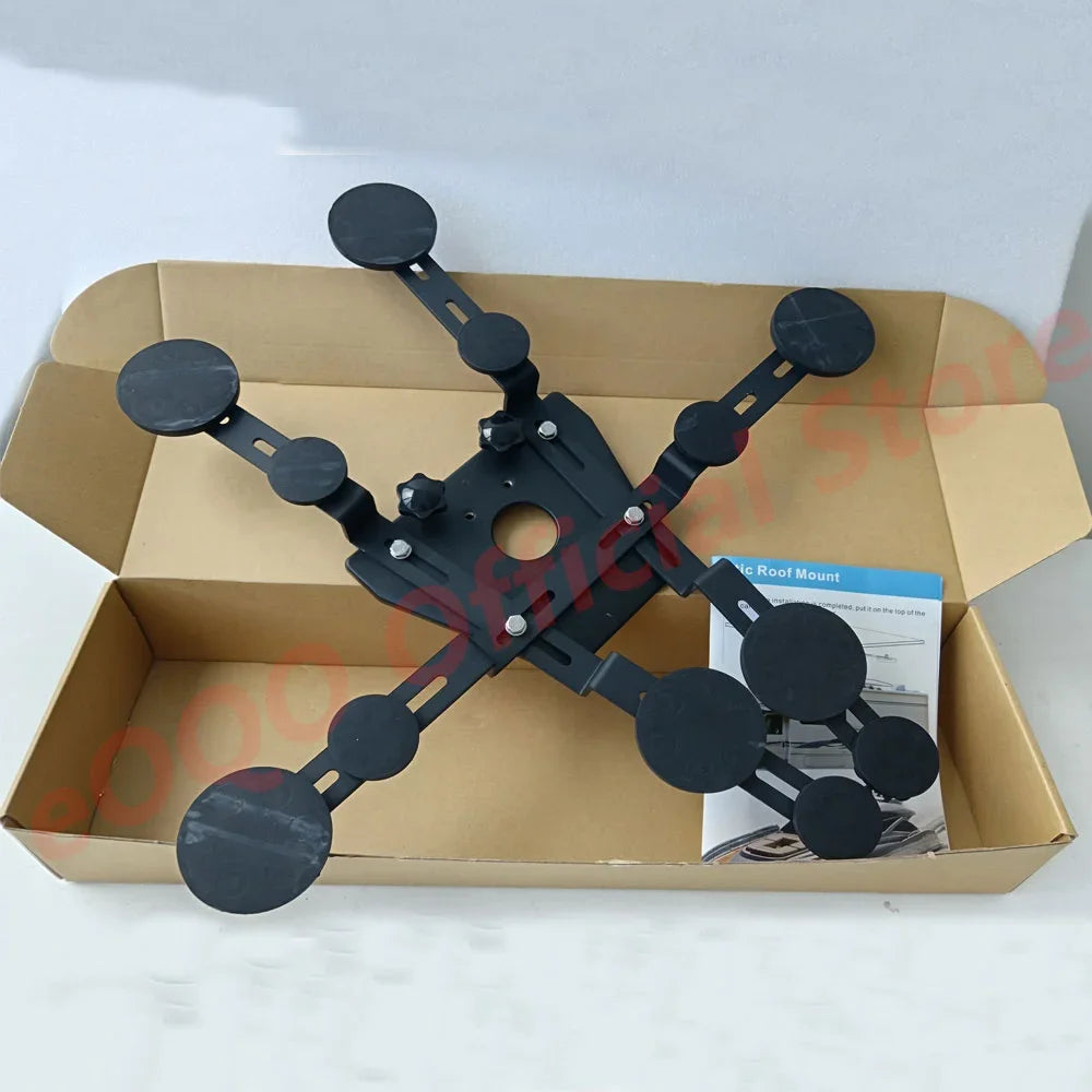 Starlink Gen 3 Magnetic Roof Mount Kit with 12 bases for RVs and cars, compatible with Starlink V3 satellite dish.