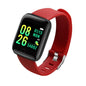 Silver smartwatch for men and women with message alerts, fitness monitor, and electronic clock compatible with Android and iOS.