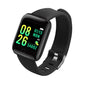 Silver smartwatch for men and women with digital display, fitness monitor, message alerts, and compatible with Android and iOS devices.