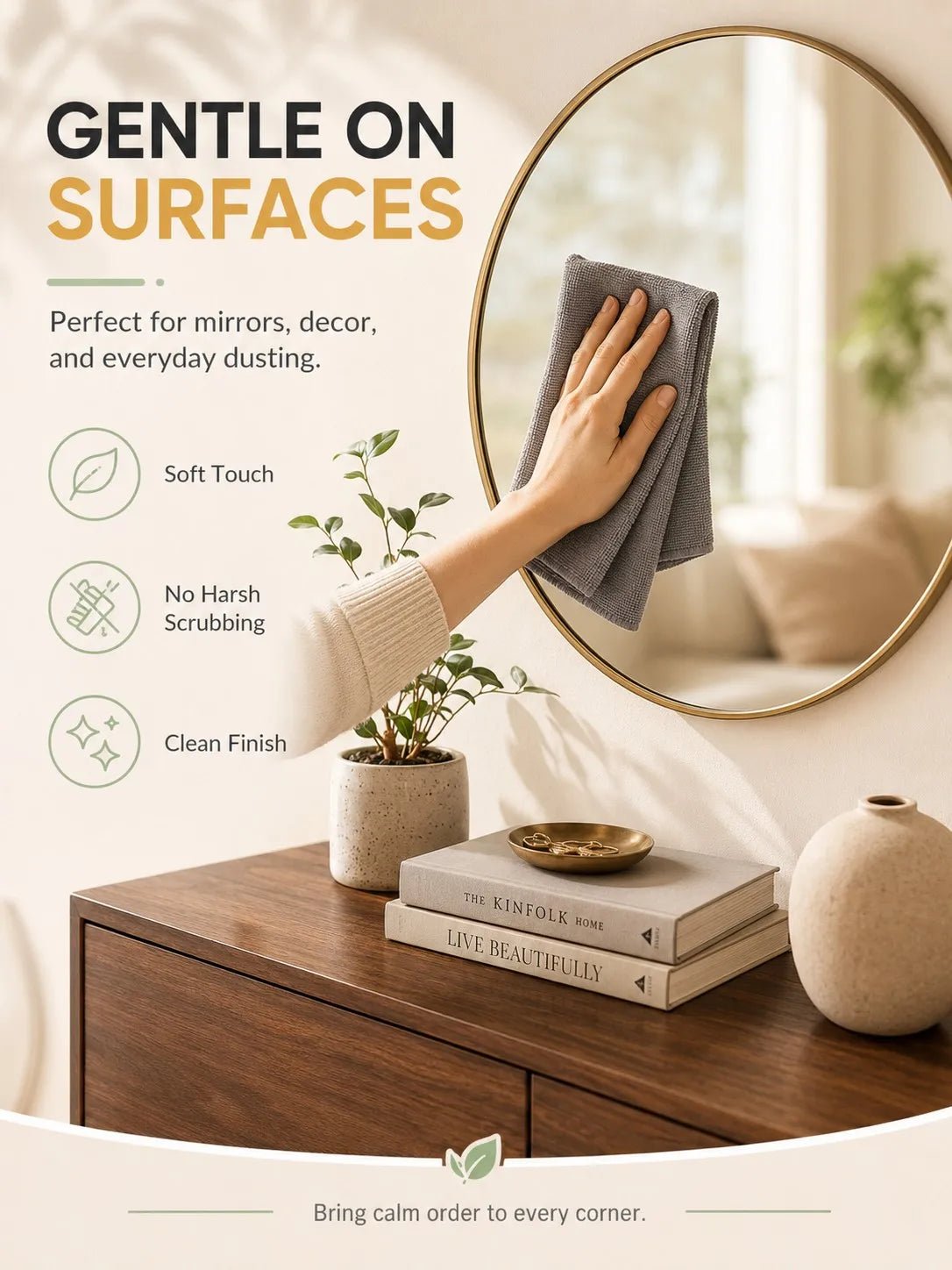 Yellow and grey reusable microfiber cleaning cloths from BACKUPMYFILESNOW.COM®, tear-away roll, ideal for kitchen counters and heavy-duty degreasing
