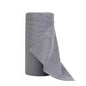 Yellow and grey reusable microfiber cleaning cloths on a roll, ideal for kitchen counters, heavy-duty degreasing, and dishwashing.